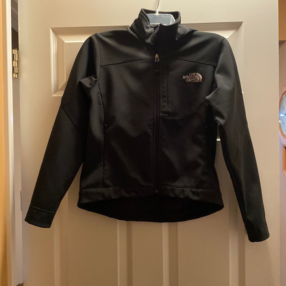 Black The North Face Apex Bionic Jacket w/Gray Logo XS Womens